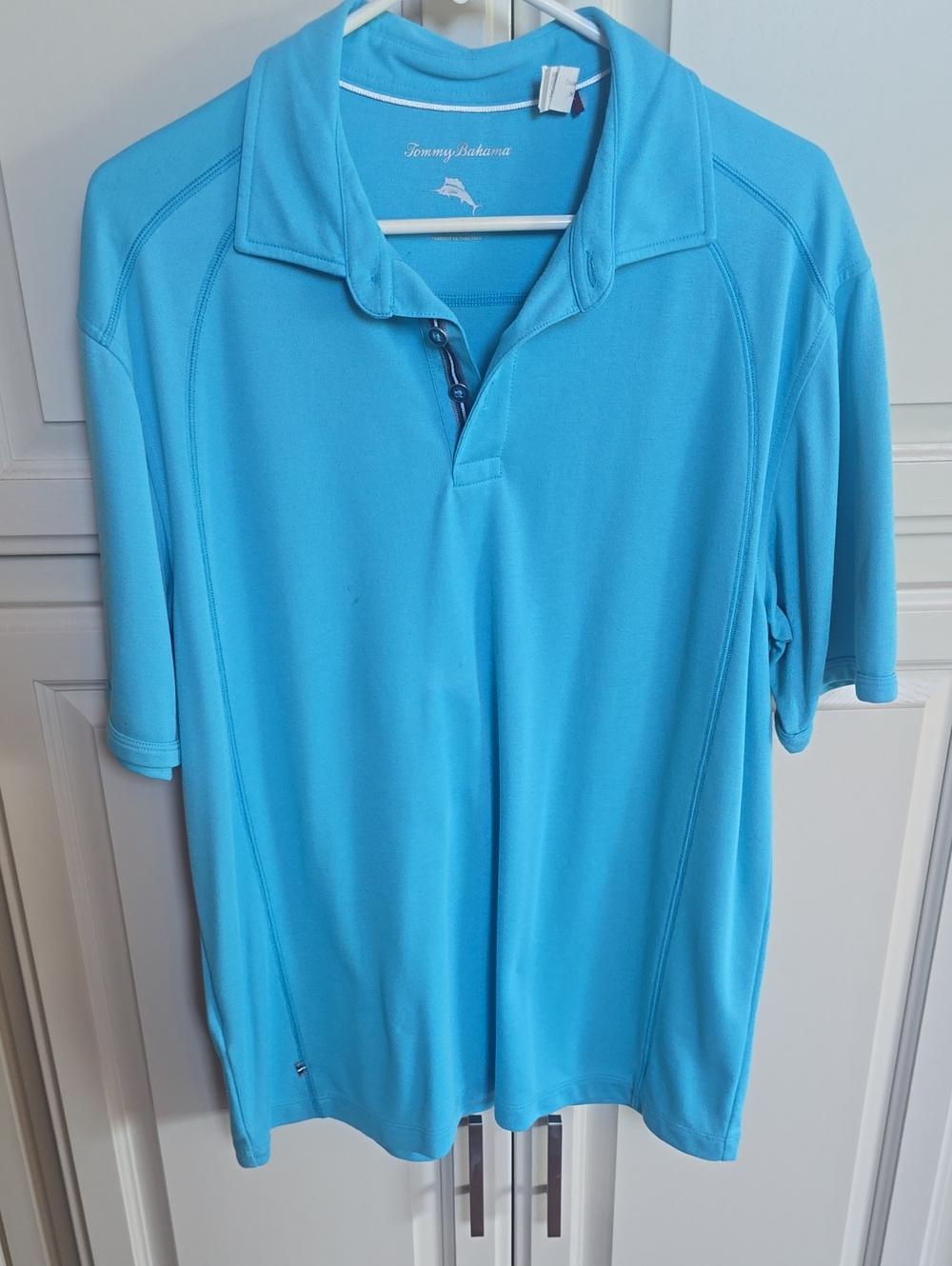 Tommy Bahama Men's Bright Turquoise Polo